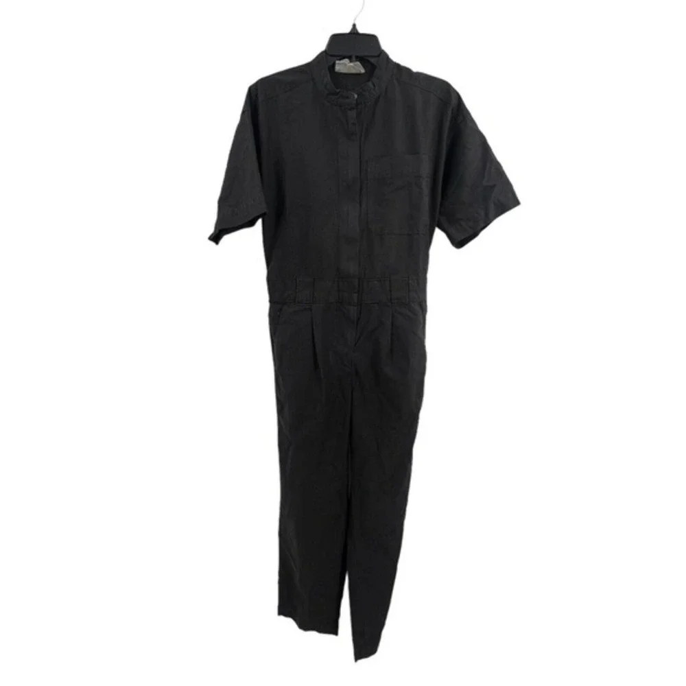 Everlane Black Short Sleeve Flight Suit‎ Womens 0
